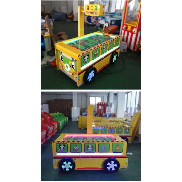 Amusement Park Arcade Gaming Machines Bus Style Air Hockey Table