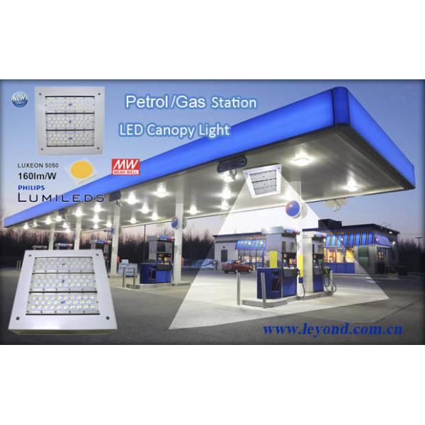 Ip65 Retrofit 150 W Led Canopy Lights Gas Station 160lm/w With Luxeon 5050 Led