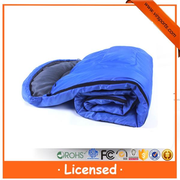 wholesale Ultralight Mummy portable Outdoor Camping Duck Down Sleeping Bag With Waterpoof Ripstop Fabric for adults