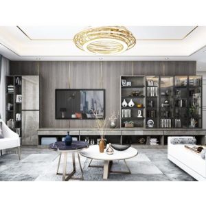 60in Living Room TV Shelves Wall Mounted