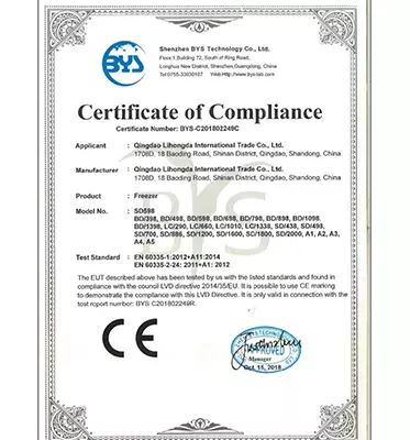 Commercial Stainless Steel Freezers Six Doors 48 Cu Ft