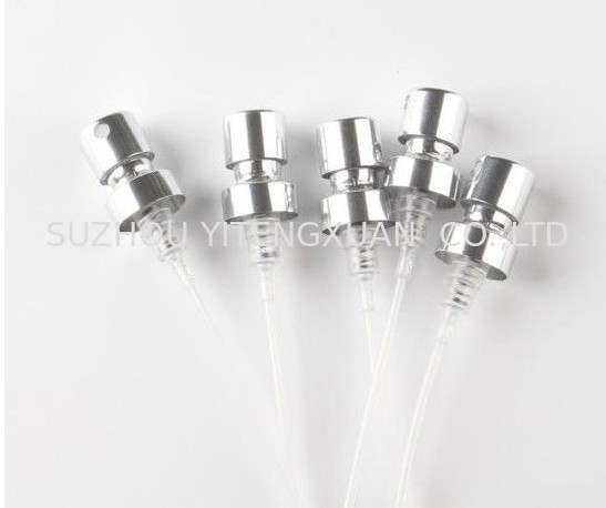 Popular Mist Pump Sprayer , Custom Size Aluminum Perfume Atomiser Pump