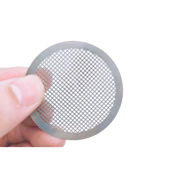 SS304 0.8mm Hole Metal Perforated Sheet , Round Perforated Metal For Coffee Filter