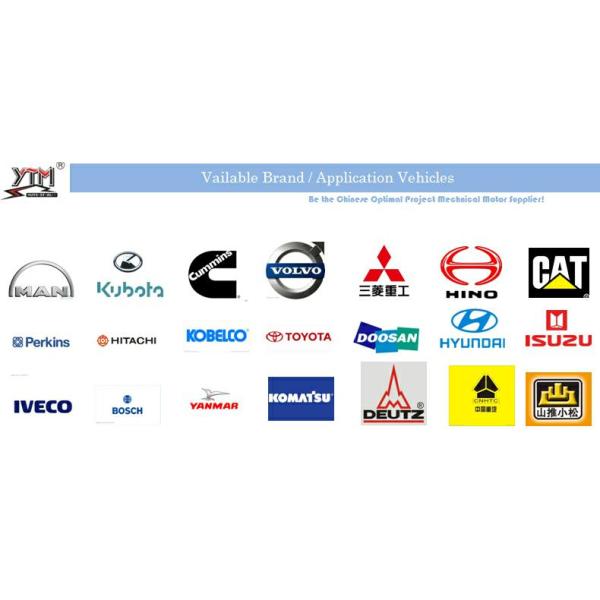 YTM DEUZT Electric Starter Motor 0001417024 LB934 QD2745A Excavator Parts 01174645