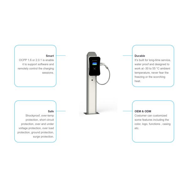 Customized RFID EV Charger J1772 Electronic Board OCPP 1.6 11kw 3 Phase Car Charger