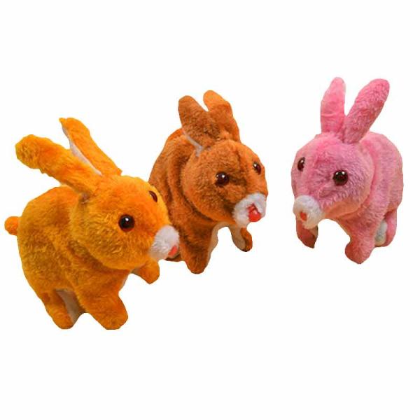 20cm Electric Motor Core Walking Sound Bunny Plush Toy