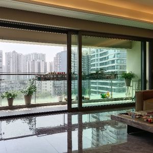 Cheap Modern Mesh Sliding Retractable Door With Aluminum Frame wholesale