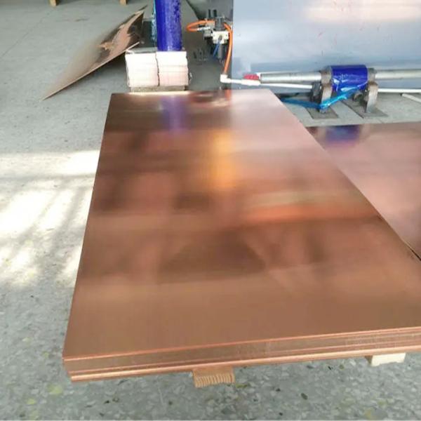 99.99% Cathode Copper Plate Sheet 1/4 1/8 Hard For Architectural Elements