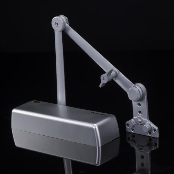 Parallel Arm Cast Iron Door Closer , Hold Open Arm Extra Heavy Duty Door Closer