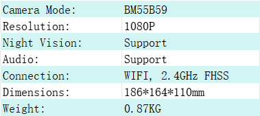 1080P Two Way Audio Video Baby Monitor Bluetooth Wifi 2.4Ghz Cry Detection