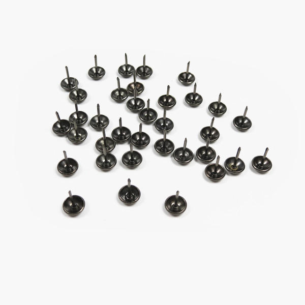Black Nickel Tack Decorative Upholstery Nails Light Weight For Wood Furniture