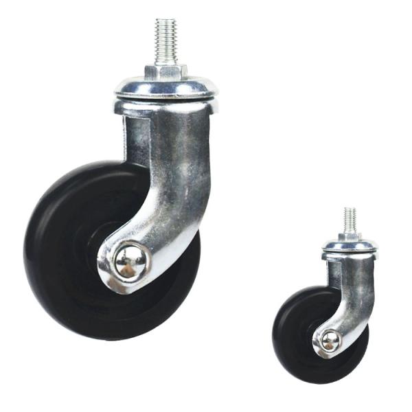 20kg Loading 60mm Trolley Wheels Heavy Duty For Food Cart