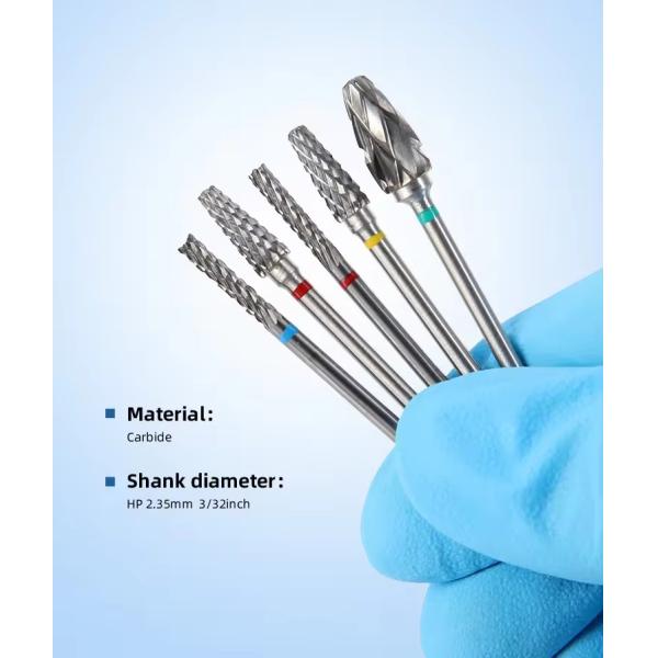 Dental Lab Use Tungsten Carbide Burs 10pcs/Set Dental Carbide Drill Kit For Micromotor