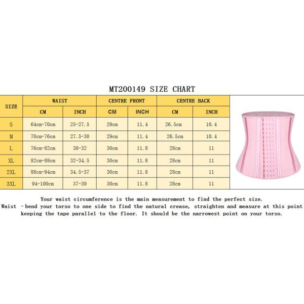Waist Cinchers 100% Latex 20 Steel Bone Postpartum Body Shapewear Women Waist Trainer