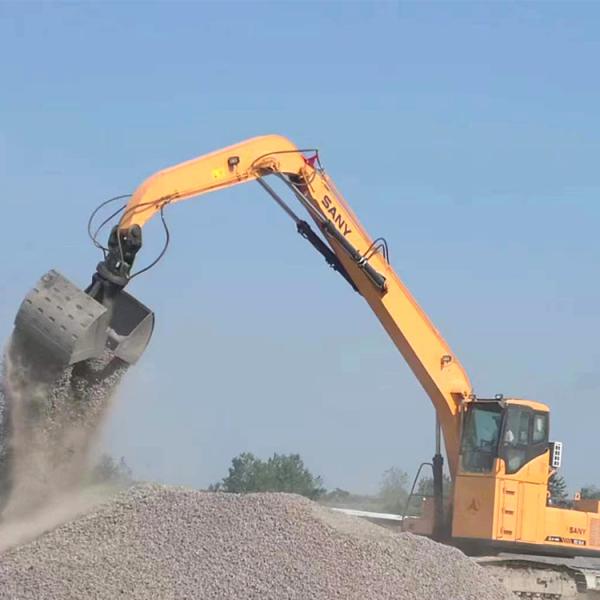 Hydraulic Clamshell Buckets For Excavators 1.3 CBM Loading Capacity 1100kg