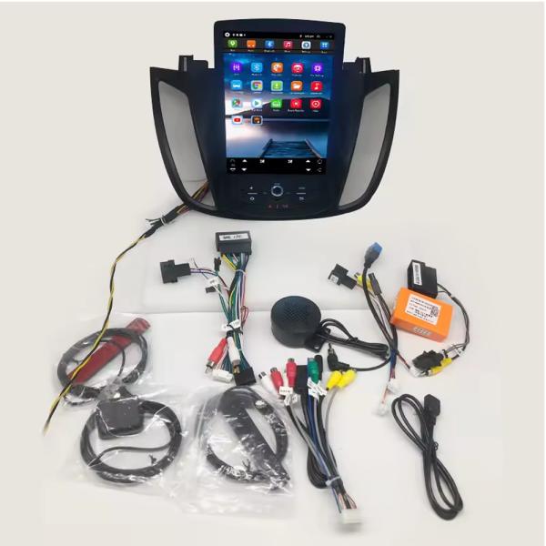 10.4 Inches Android 12 Car Radio For Ford Kuga C-Max Escape 2013-2018 Tesla Screen