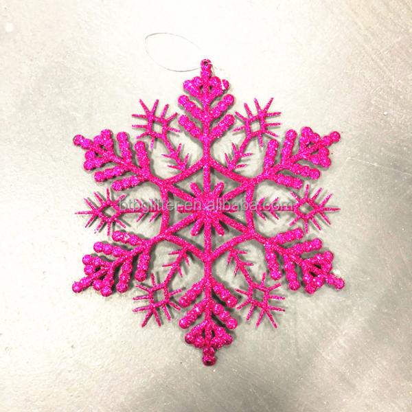 28CM 35CM Christmas Snowflakes Ornaments Shaped Glitter Hanging Decorations for Outdoor and Holiday Eco Friendly Decoration