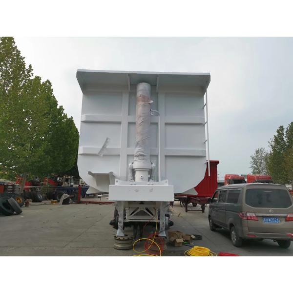 60T 5 Axle Heavy Duty Tipper Trailer / Dump Trailer For Mine Transportation