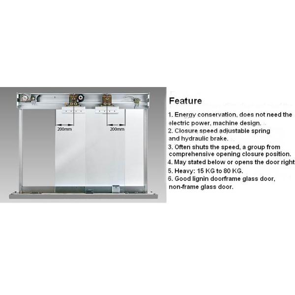 Commercial Semi Automatic Door Operator 80KG of home / Hospital / Hotel