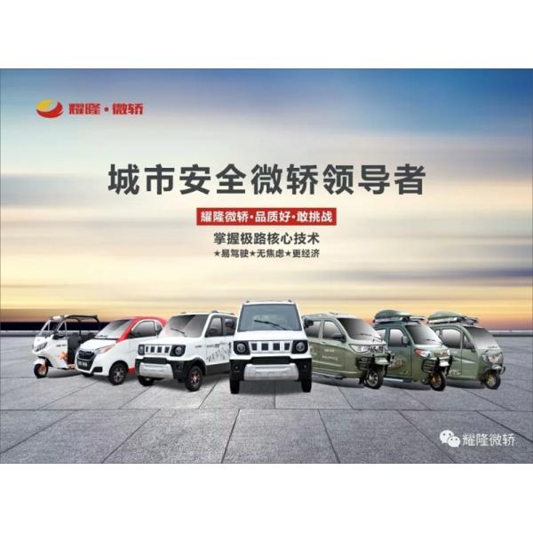 Cars Electric 4 Wheel ElectricVehicle With Air Conditioner Family Used Electric Mini Truck Rickshaw Electric Tricycle