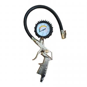Cheap Regulator Locking Chuck Fittings with Flexible Air Hose 220 PSI Tire Inflator Tire Pressure Air Inflator wholesale
