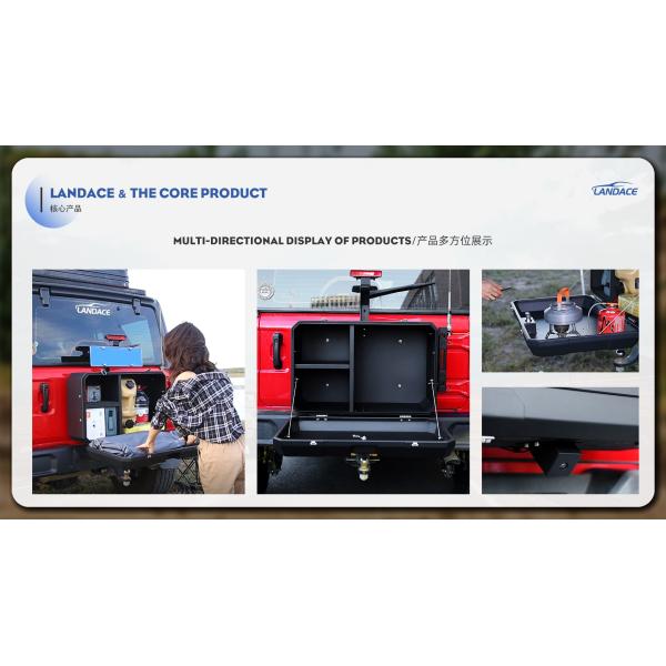 Jeep Wrangler JL Rear Tailgate Multifunction Storage Box for Offroad 4x4 Parts Wrangler