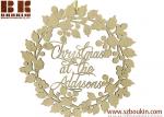 Christmas at the Personalised Wreath - Wooden Garland - Christmas Gift