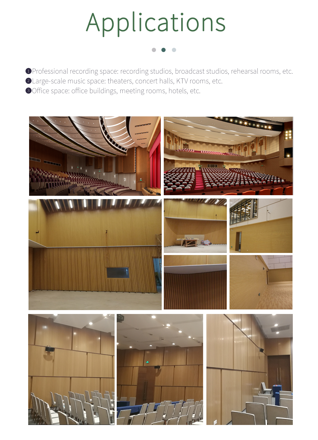 Normal MDF Core Tongue and Groove Wooden Grooved Acoustic Panel for Sound Absorption