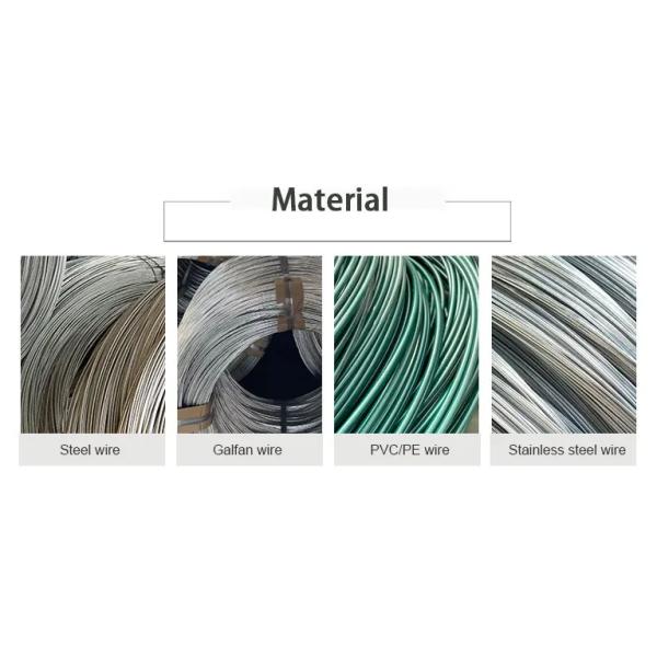 3-6mm Wire Gauge Galvanized/PVC Coated Gabion Box Square Mesh Iron Wire Mesh for Cages