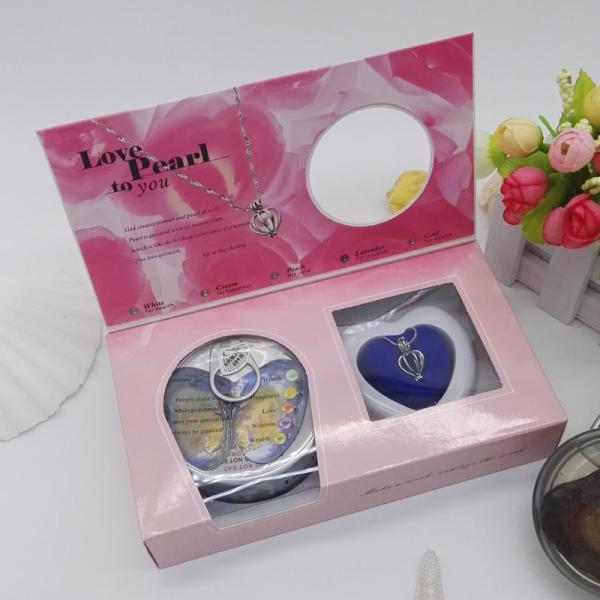 Nature Love Pearl in the Canned Oyster Necklaces Gift Set ,Perfect Gift for Hholidays and Weddings