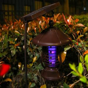 Cheap Solar Powered Led Light Pest Bug Zapper Insect Mosquito Killer Lamp Garden Lawn wholesale