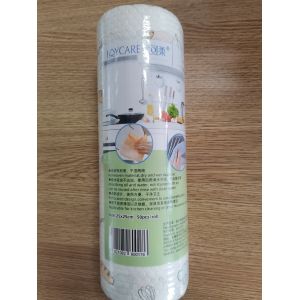 Cheap Wood Pulp Spunlace Nonwoven Embossed Reusable Dish Rags 60gsm wholesale