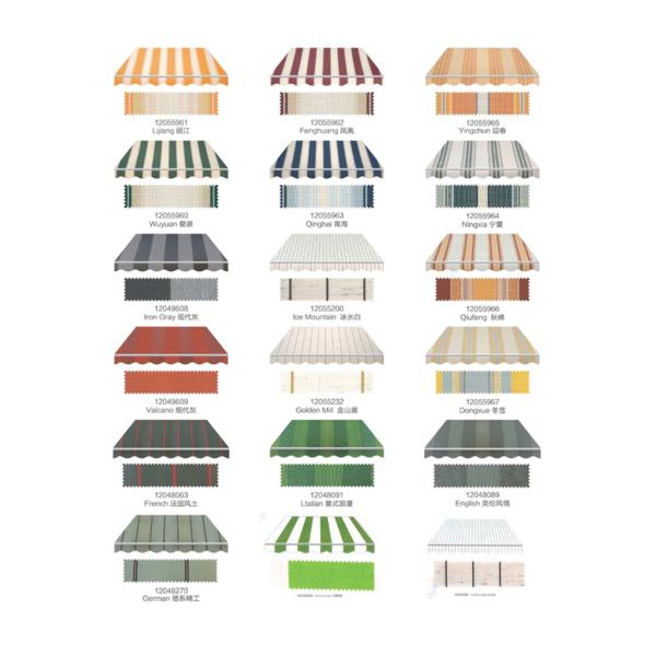 Aluminium Smart Retractable Window Awnings Heavy Duty