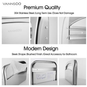 Wall Mount Commercial Toilet Seat Cover Dispensers Stainless Steel Bathroom