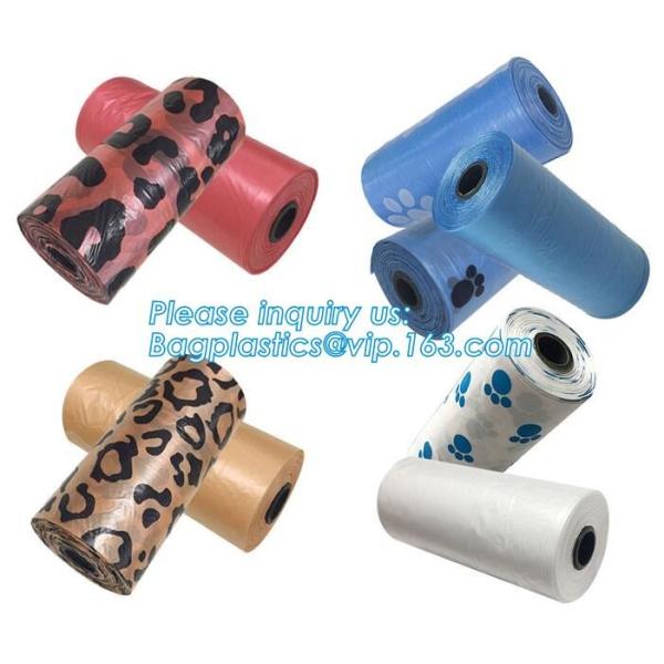 Nappy Baby Disposable Diaper Sacks, Degradable scented disposable baby diaper sack, green tie handle baby diaper sack