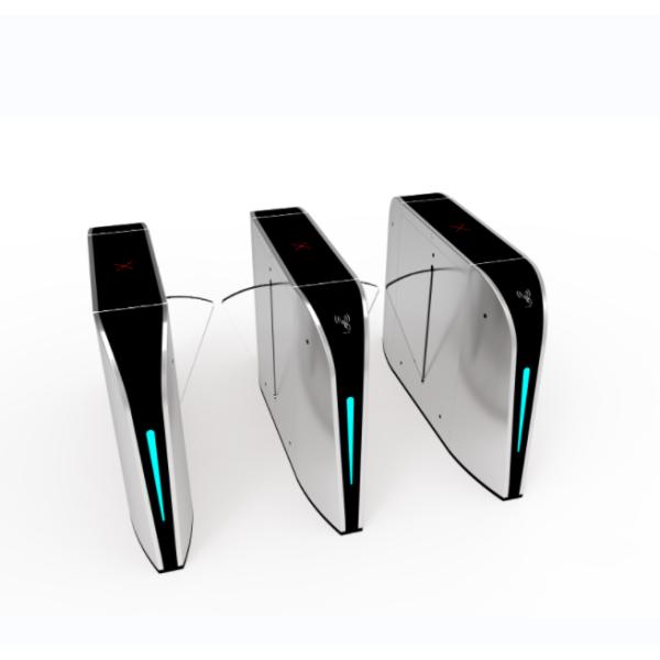 Retractable Retractable Barrier Gate , SUS304 RFID Access Control To Entry Reception Areas