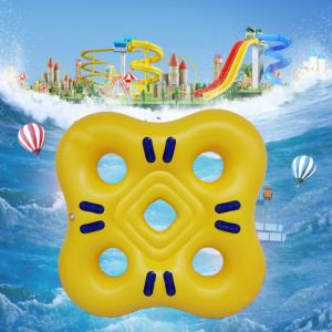 China Inflatable Pool Ring Float Kayak Aqua Theme Water Park Big Horn Slide Equipment on sale