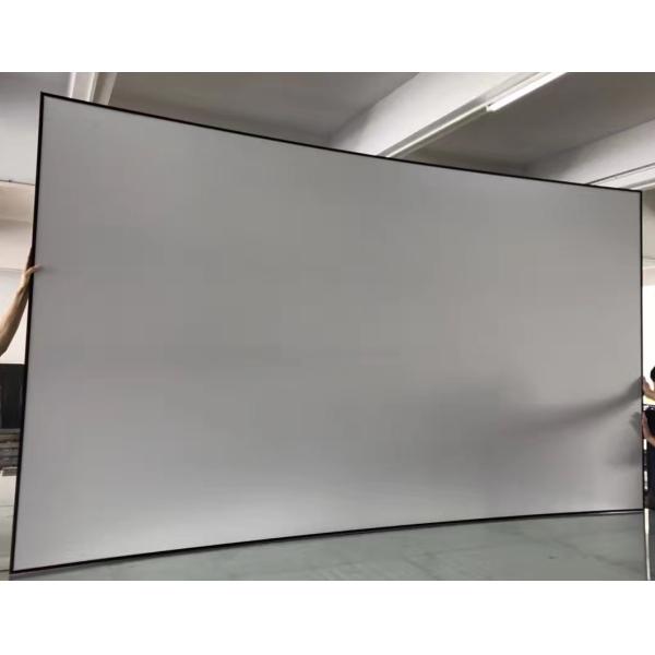 4K 180 Degree Curved Screen Fixed Frame Curved Home Theater Screen 120 Inch