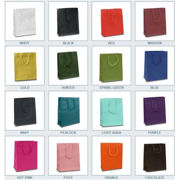 Attractive Yellow Jewelry Gift Bags Eco Stylish Shopper Bag With Grosgrain Handle