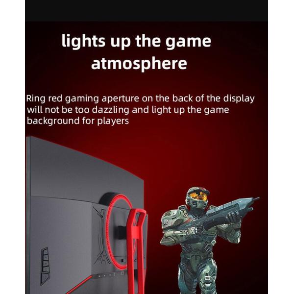 27 Inch 165Hz Gaming Desktop Monitor HDMI DP Interfaces Rotating Stand