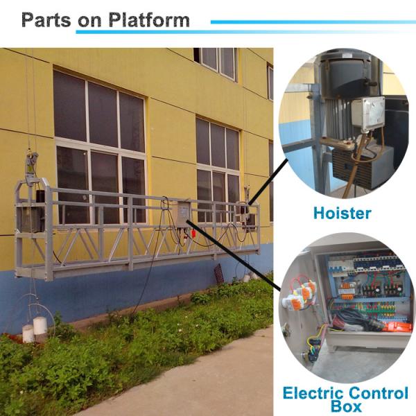 ZLP800 Hot Galvanized and Aluminum Working Platforms Used for High Windows Cleaners