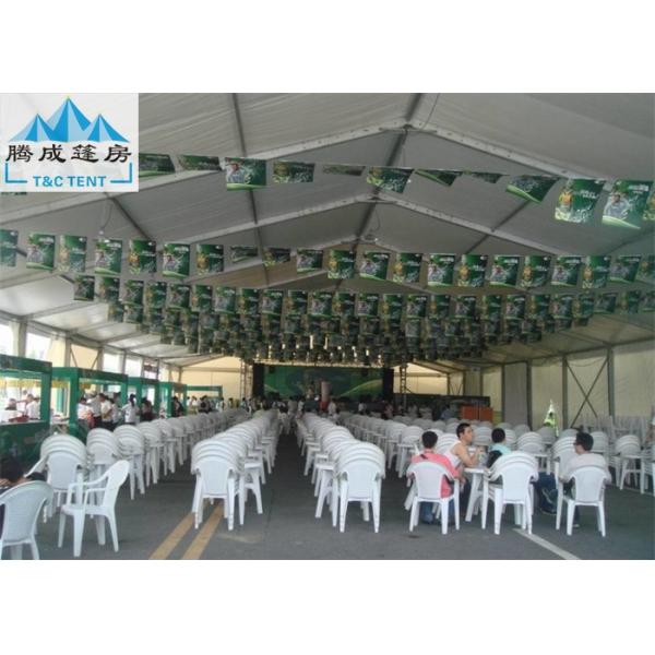15x30M White Marquee Party Tent For Wedding With Galvanized Steel UV Resistant