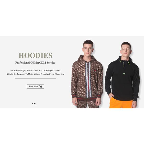 Sport Woven Men'S Hoodies Sweatshirts Black Embroidered 380 Grams 400 Grams