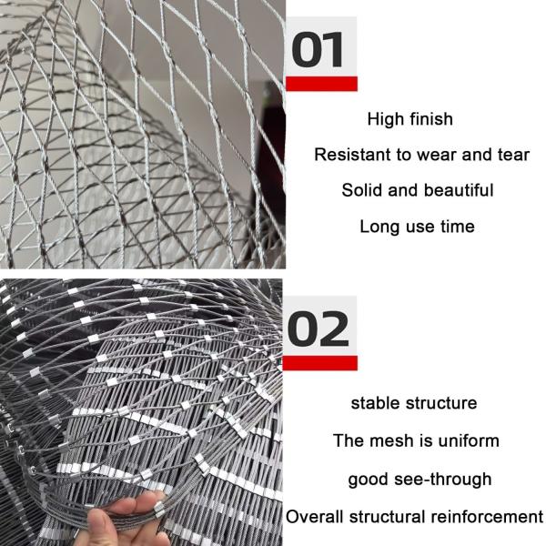 X Tend Stainless Steel Cable Mesh For Balustrade Guardrail Deck Railing
