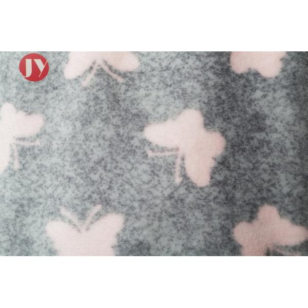 EU Standard Butterfly Print Soft Bathrobe Warm Fleece Women Pajamas Set