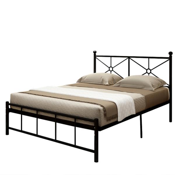 Strong Stable Cast Iron Double Bed , Metal Bedstead Double ISO9001