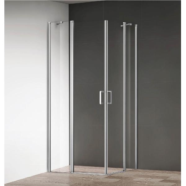 Customizable Sliding Square Tempered Glass Shower Cabin Shower Enclosure