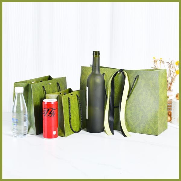 Custom Paper Tote Bags White Cardboard Gift Bags 36cm x 25cm x 12cm