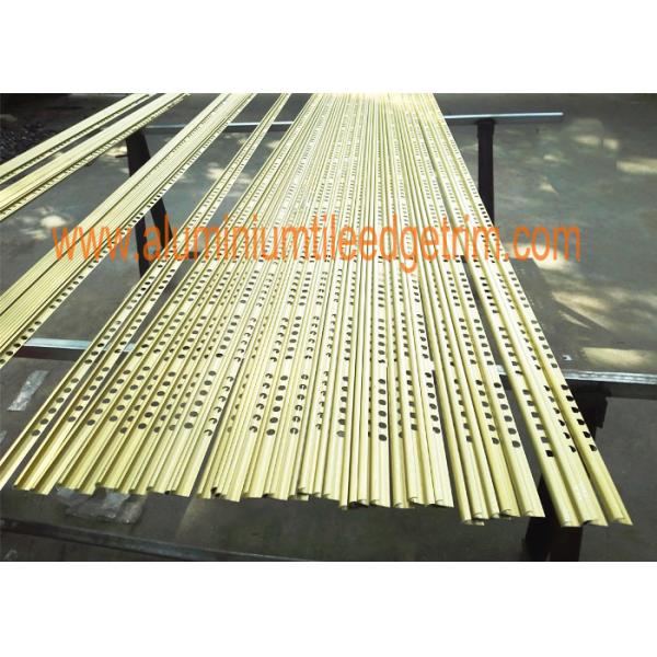 premium aluminium tile trim profile matt gold