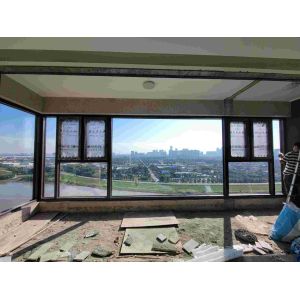 Cheap Standard Aluminium Window Waterproofing Single / Double / Triple Glass Aluminum Windows wholesale